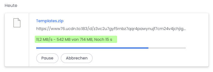 Image of fixed ddownload speed issue