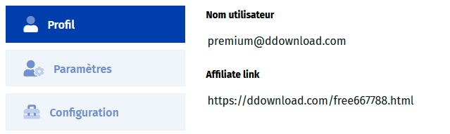 Programme d'affiliation PPS ddownload.com - lien d'affiliation personnel