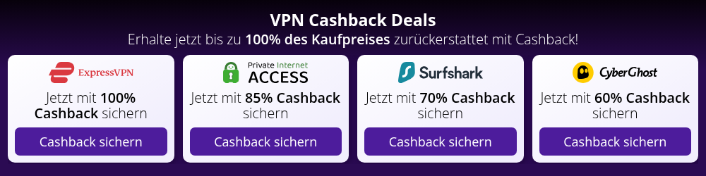 Beste VPN Cashback Angebote